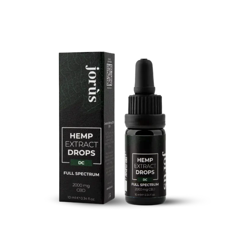 20% (2000 mg) aliejus Pilno spektro DC, 10 ml
