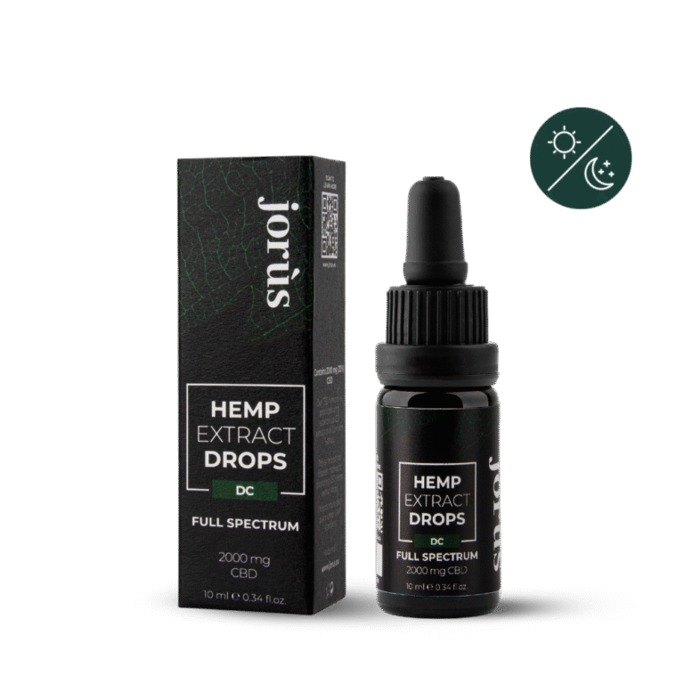 20% (2000 mg)  aliejus Pilno spektro DC, 10 ml