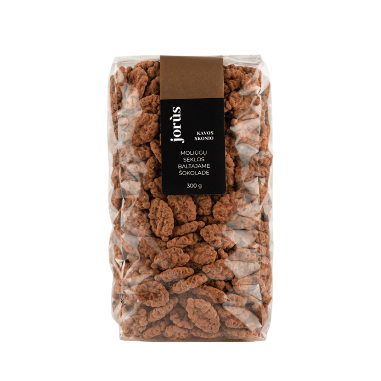 Kavos skonio moliūgų sėklos baltajame šokolade Jorus 300g