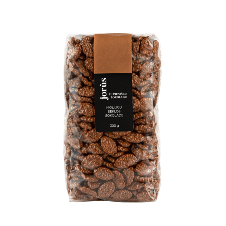 Moliūgų sėklos pieniškame šokolade, 300 g.
